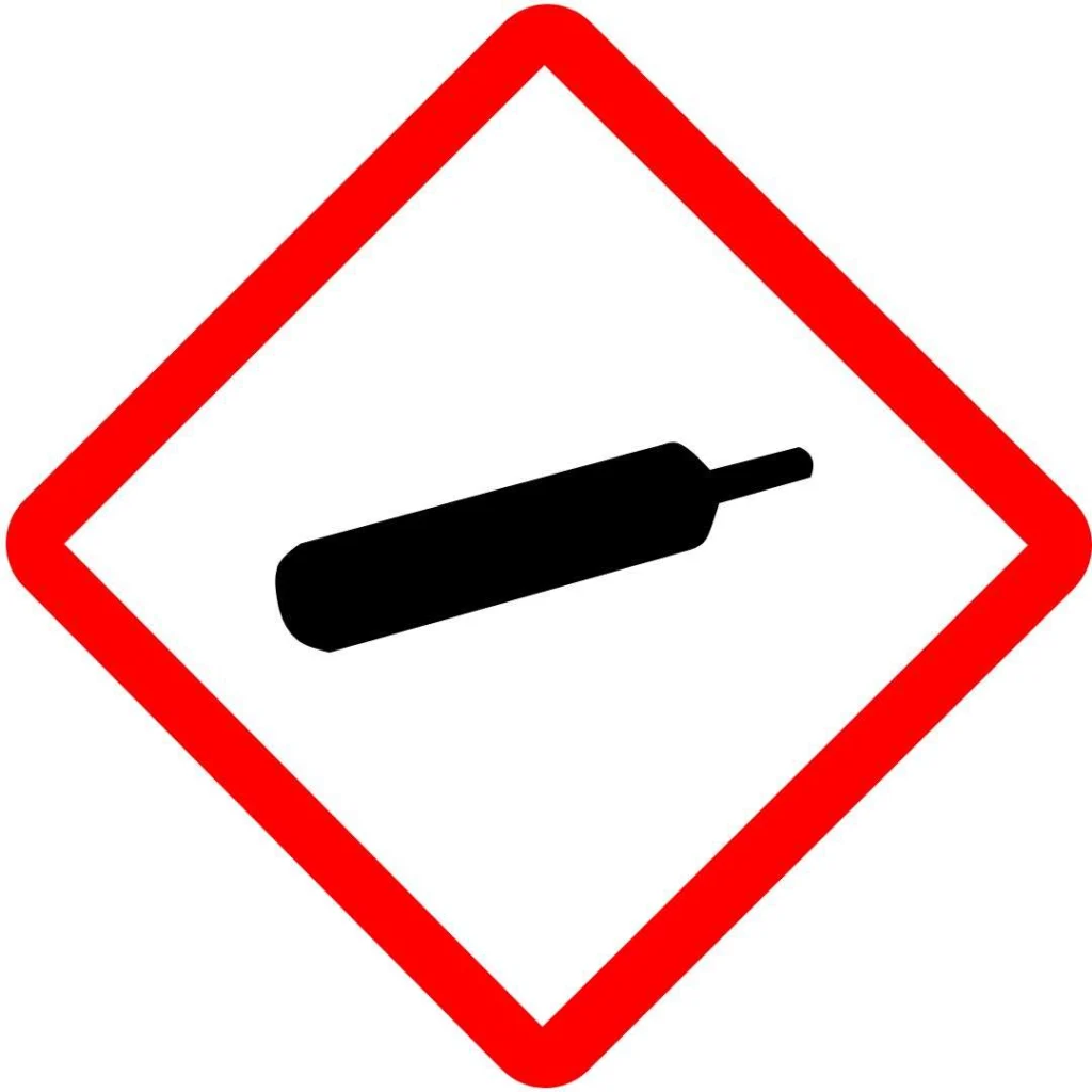 Gas under pressure