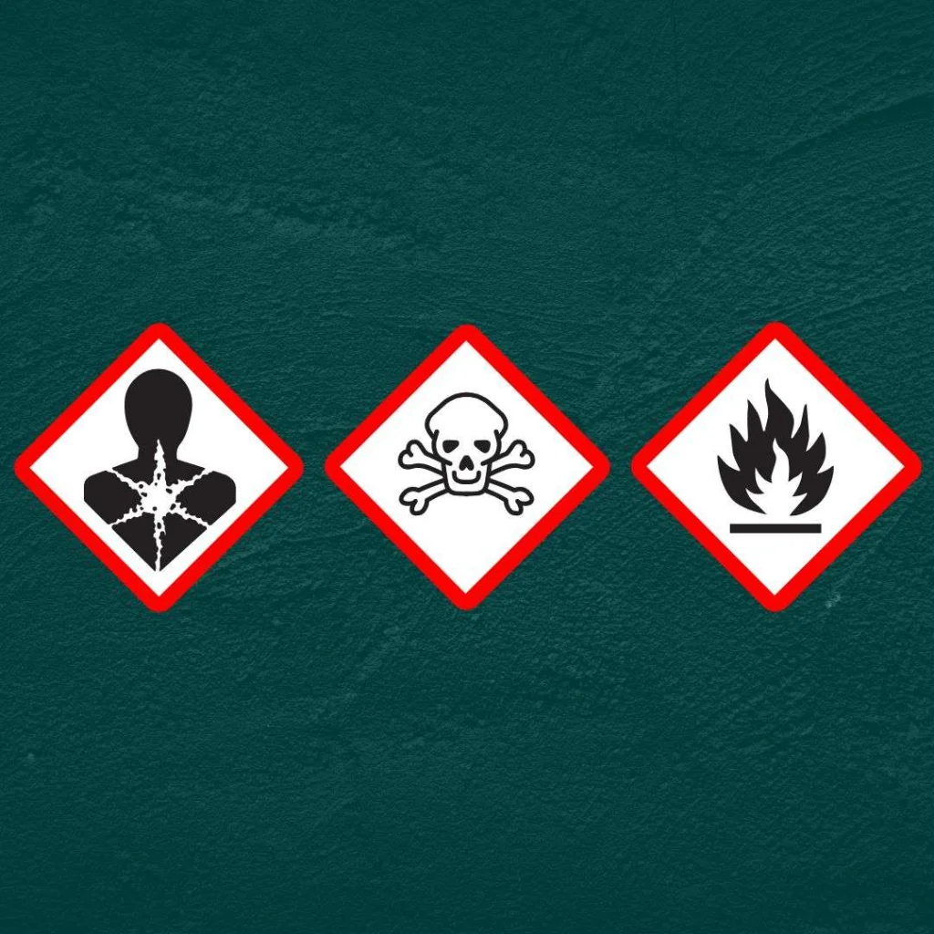 Chemical hazard symbols: meaning and labelling