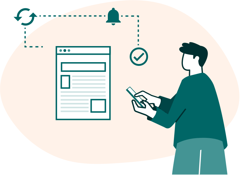 Workplace Safety Funksjoner Illustration av person med Workplace Safety system